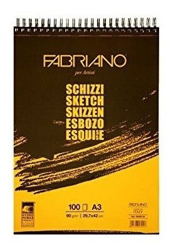 Block Para Boceto Schizzi A3 90g Espiralado  - Fabriano