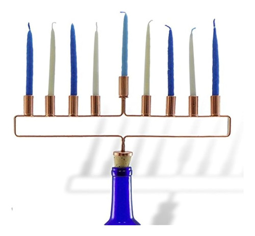 Menorah De Corcho De Botella De Vino