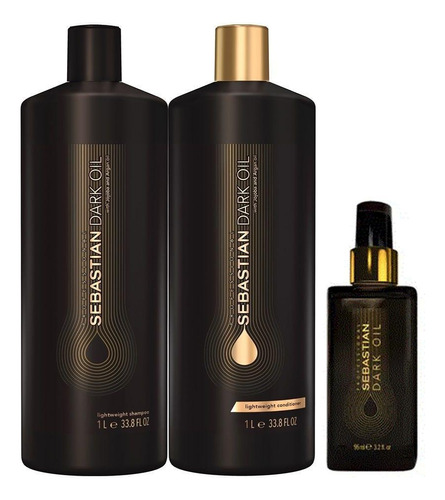 Kit Wella Dark Oil Sebastian Sh+cond+dark Oil 95ml