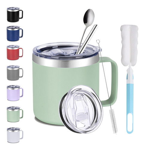 Vaso Térmico 14oz De Acero Inoxidable Taza Para Café 414ml