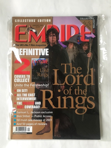 Revista Empire.inglaterra.the Lord Of The Rings.de Colección