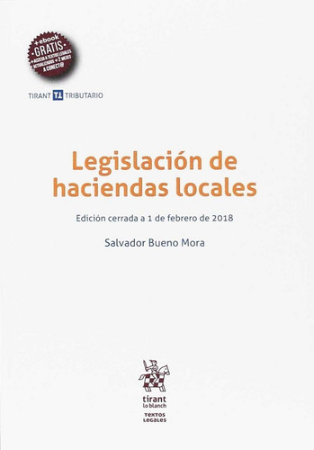 Libro Legislaciã³n De Haciendas Locales - Bueno Mora, Sal...