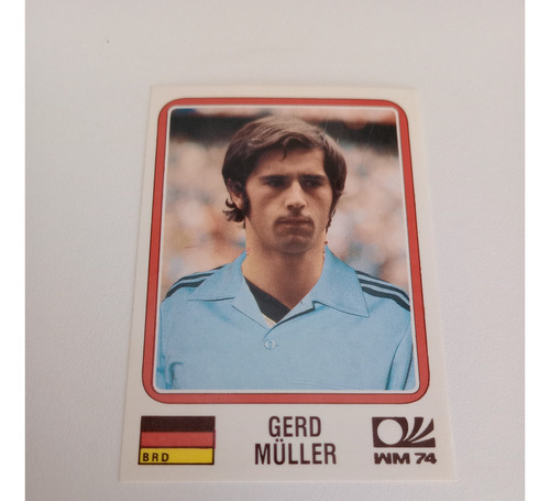 Figurita Gerd Muller Colección World Cup Story 1994 Importad