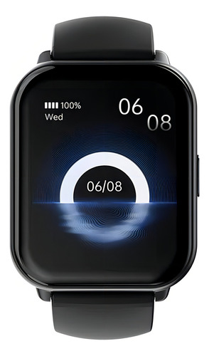 Smartwatch HiFuture FITZONE2 display de 1.96" con correa de silicona - color negro