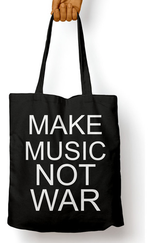 Bolso Make Music Not War (d1056 Boleto.store)