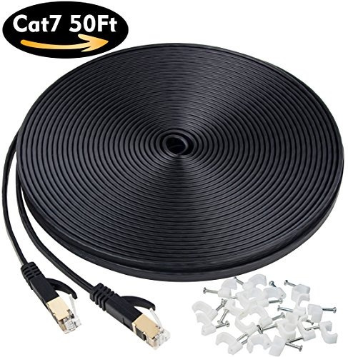 Cable Ethernet Cat7, Cable De Red Xbox / Ps4 De 50 Pies, Cab