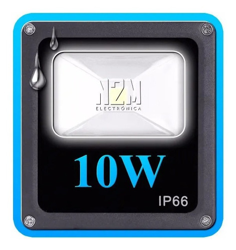 Reflector Led 10w Alta Potencia Bajo Consumo Exterior