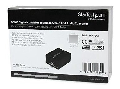 Spdif Digital Coaxial Toslink Optical To Stereo Rca