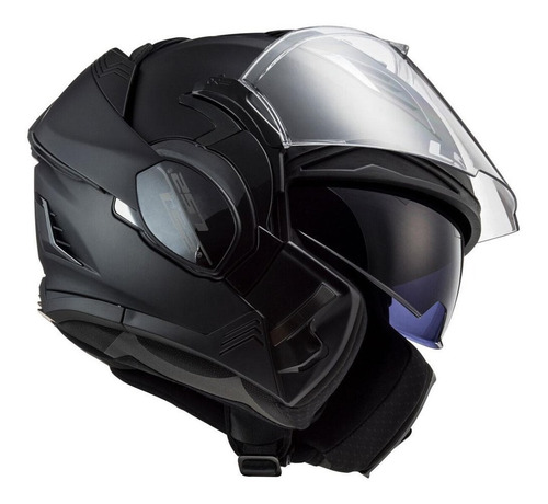 Imagen 4 de 9 de Casco Abatible Para Moto Ls2 Ff900 Valiant Ii Negro Mate