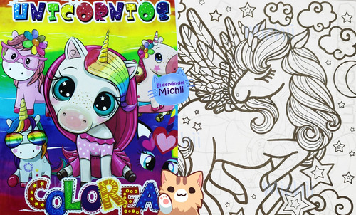 15 Libro Para Colorear Unicornio Tamaño Carta, 16 Paginas :)