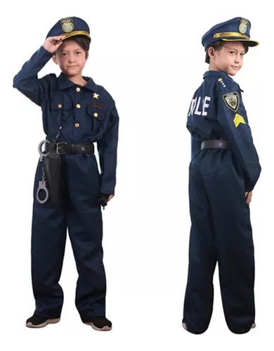 Ropa De Policía Para Niños Disfraz De Policía Para Juegos D
