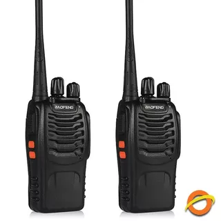 Kit X 2 Handy Baofeng Manos Libres Walkie Talkie Vox Par