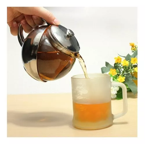 Infusor en forma de tetera de acero inoxidable y silicona para té – TRESSO®