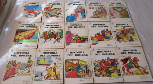 Historia Del Hombre, Lote De 25 Libros-cómics
