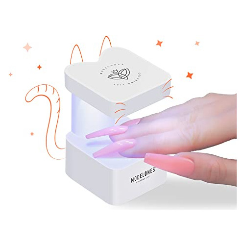 Lampara Uv Para Uñas De Gel Mini Portatil De 4 Leds Potente