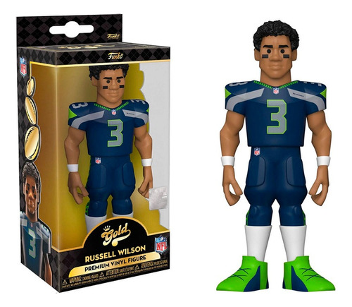 Russell Wilson 5 Inch Funko Vinyl Gold Nfl Seattle Seahawks