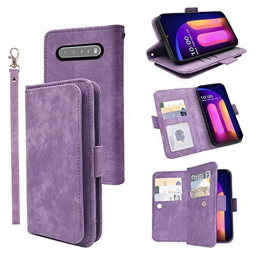 Funda Cartera Para LG V60 Thinq V60thinq 5g G9 Thin Q Mo - 1