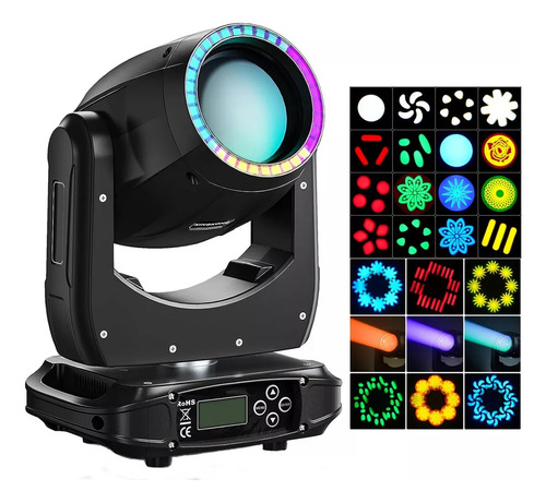 150w Cañón De Luz De Varios Colores Con Cabezal Led Móvil