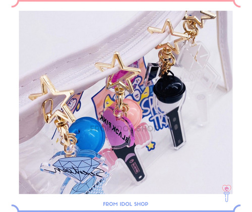 Llavero De Kpop ( Light Stick ) Cascabel Colgante
