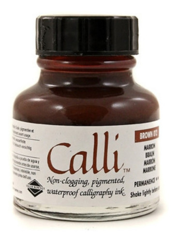 Tinta Acrílica Caligrafía Calli Ink Daler 29ml Escoge Color Color Marrón