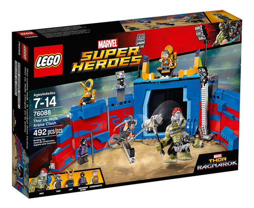 Kit De Construcción Lego Super Heroes Thor Vs. Hulk Arena Cl