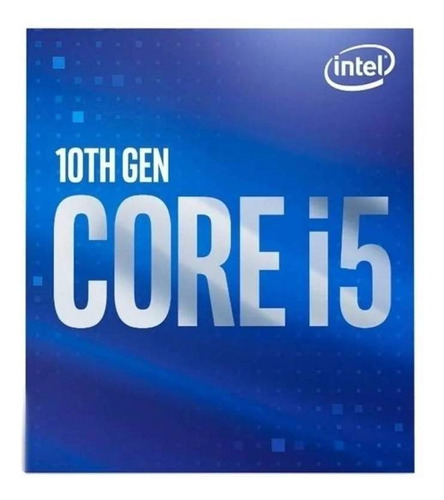 Imagen 1 de 3 de Procesador gamer Intel Core i5-10400 BX8070110400 de 6 núcleos y  4.3GHz de frecuencia con gráfica integrada
