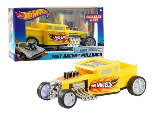 Auto Camioneta Hot Wheels Fricción 13cm Fast Racers Juguete