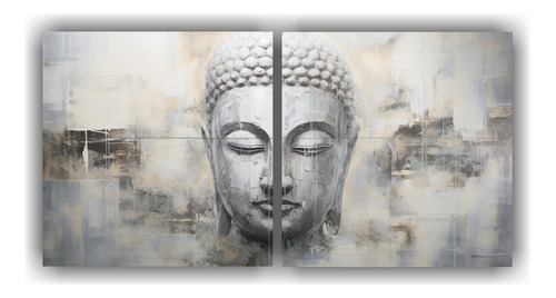 140x70cm Cuadro Decorativo De Buda Estilo Estilo Óleo En Pl