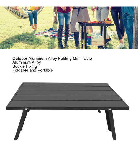 Mesa De Playa Portátil De Aluminio Ultraligera Plegable Para