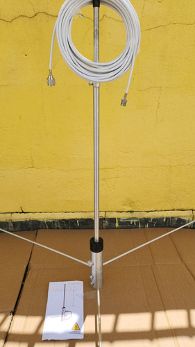 Antena St Plano Terra Fm 87-108mhz 15m Cabo