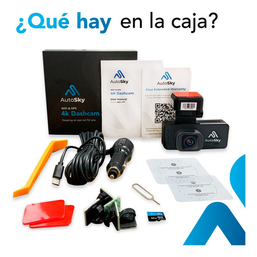 4k Dash Cam Cámara Para Vehículo Con Wifi Y Gps