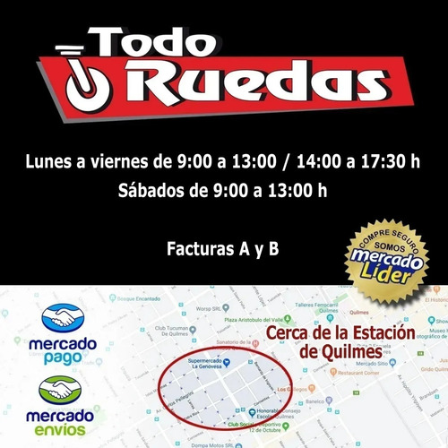 Imagen 5 de 5 de Rueda De Chapa Y Goma 200mm Con Eje Rodillos