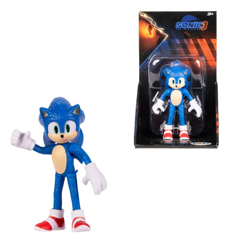 Mini Boneco Sonic 3 Recrie Aventuras Do Sonic The Hedgehog