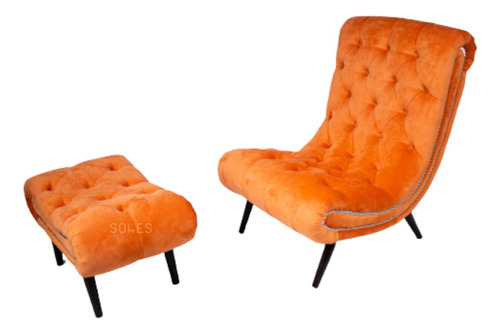 Sillon Diván De Relajación + Apoya Pies