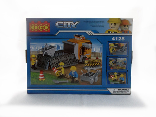 Cogo Camión De Construcción, 263 Piezas.