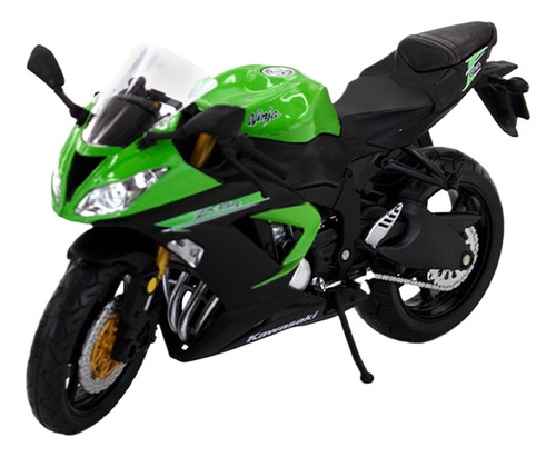 Kawasaki Ninja Zx-6r Miniatura Metal Moto Adornos Coleccion