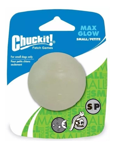 Chuckit Max Glow Juguete Perros Fluorecente Talla S