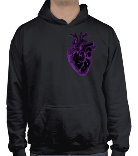 Sudaderas Con Diseño De Corazón Morado Heart To Heart