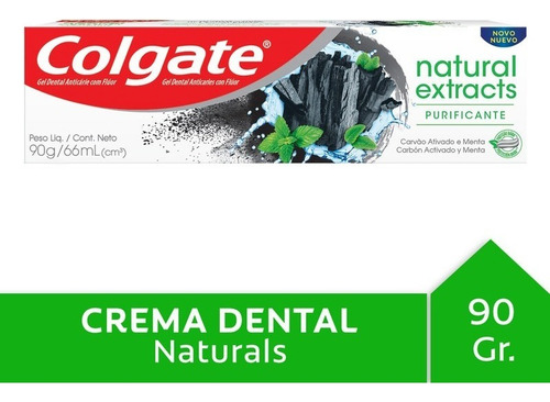 Colgate Natural Extracts Purificante Gel Pasta Dental 90g