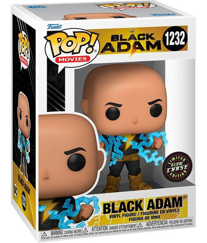 Funko Pop 1232 Black Adam Edicion Limitada Chase Glow