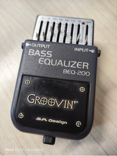 Pedal Groovin Bass Equalizer 