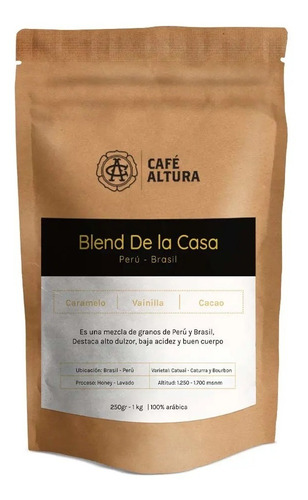 Café En Grano Blend De La Casa. Cafe Altura - 250 Gr