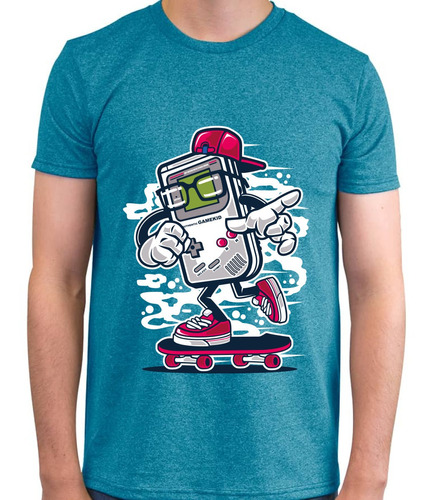 Playera Gameboy Skateboarding - Deporte - Game Kid Skater