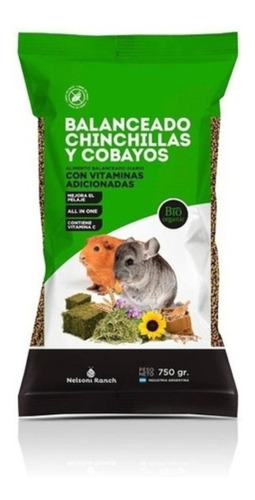 Alimento Balanceado P/ Chinchillas Y Cobayos Vitamina C 