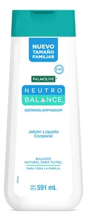 Palmolive jabón corporal neutro balance dermolimpiador 591ml