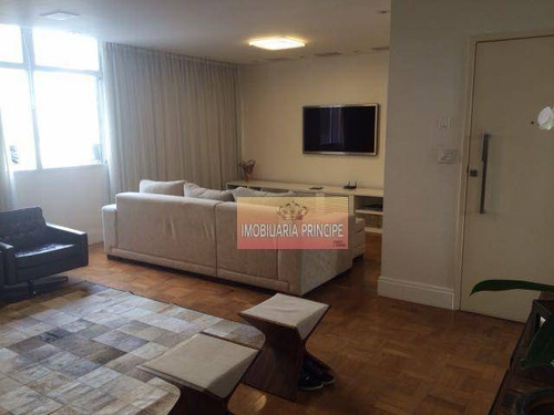 Imagem 8 de 17 de Apartamento Com 3 Dormitórios E 1 Vaga De Garagem Para Alugar, 130 M² Por R$ 8.500/mês - Higienópolis - São Paulo/sp - Ap1159