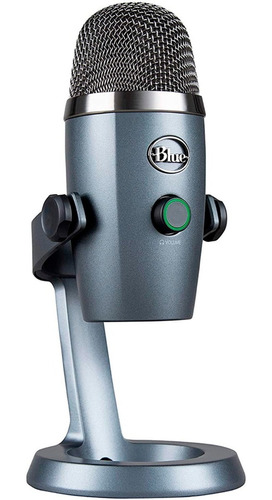 Micrófono Blue Yeti Nano condensador omnidireccional shadow grey