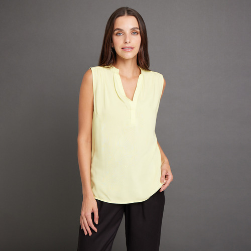 Blusa Mujer Ostu M/s Amarillo Viscosa 40120742-10339