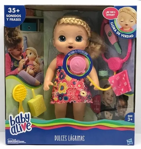 mapa Estrecho Si Muñeca Bebote Baby Alive Dulces Lágrimas Llora De Verdad