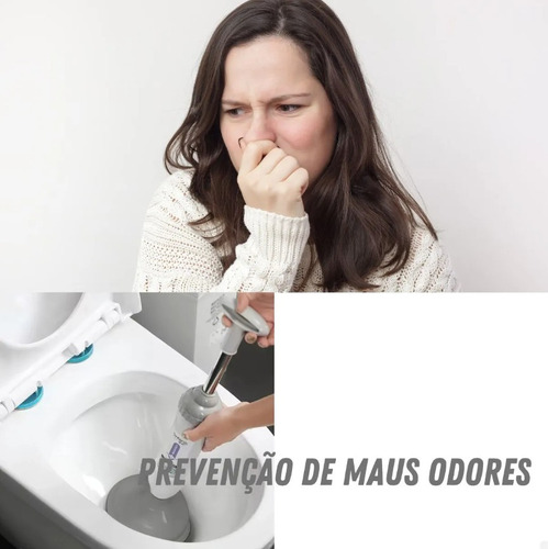 Desentupidor Essentials Vaso Privada Pia Ralo Ar Alta Pressão Robusto Triboshop